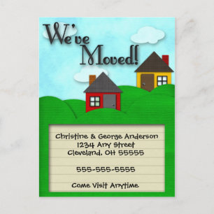 Colinas verdes que mueven la invitación