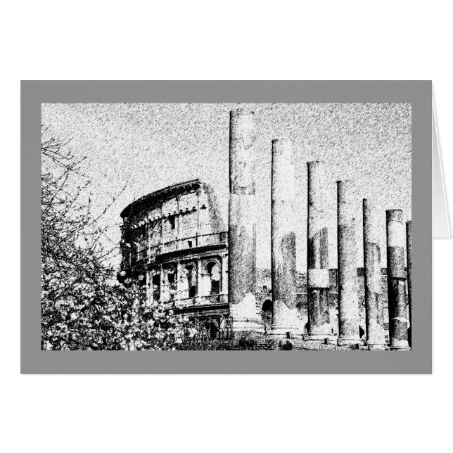 Coliseo Romano, Roma Italia (Anverso (Horizontal))