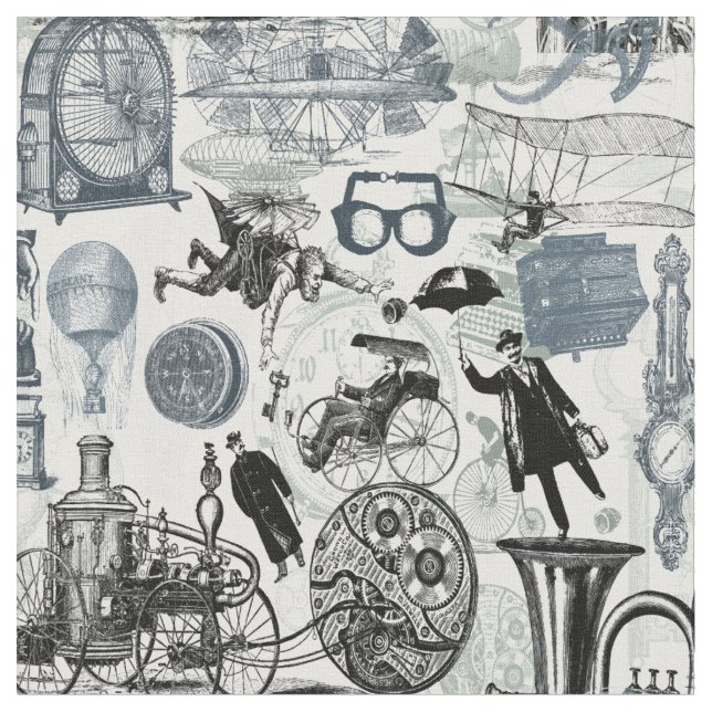 Collage #2 - tela de Steampunk de la novedad (De cerca)