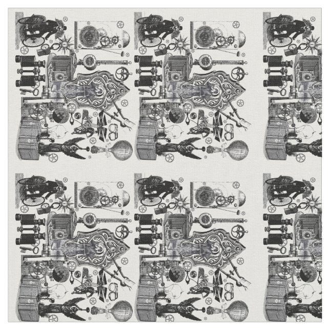 Collage #3 - tela de Steampunk de la novedad (De cerca)