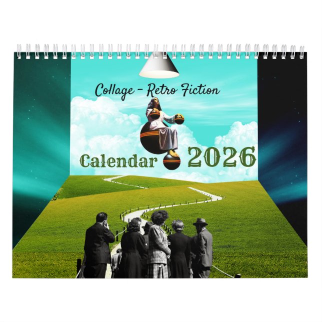 Collage - Calendario de Ficción Retro (Tapa)