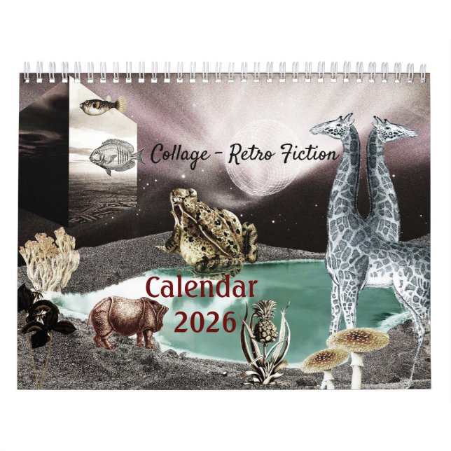 Collage - Calendario de Ficción Retro (Tapa)