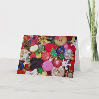 Collage con botones del árbol de Navidad