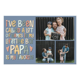 Collage de 3 fotos del Día del Padre