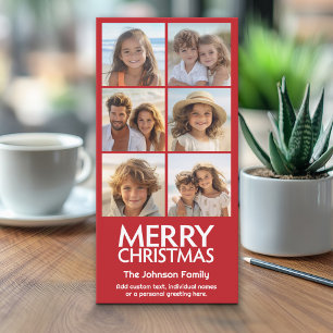 Collage de 6 fotos de Instagram con Feliz Navidad