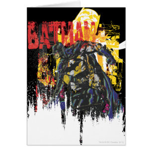 Collage de arte de la línea Batman