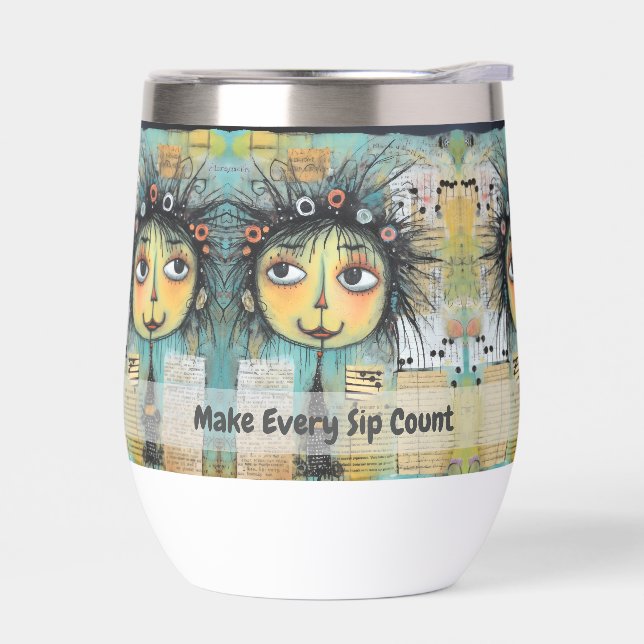 Collage de arte lady 1 (Izquierdo)