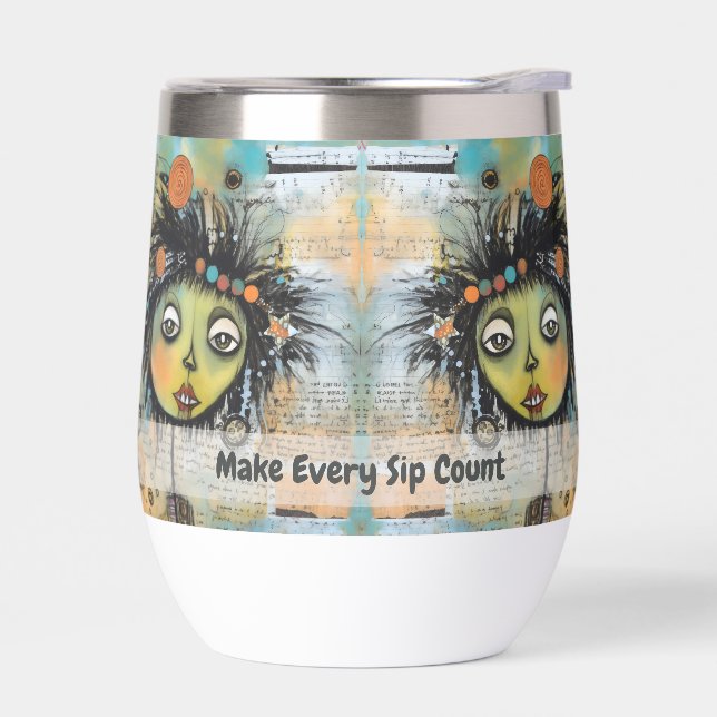 Collage de arte lady 7 (Izquierdo)