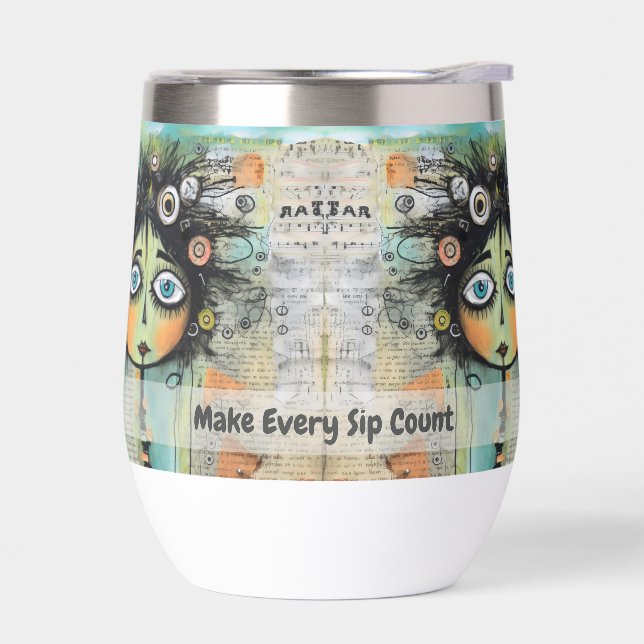 Collage de arte lady 8 (Izquierdo)