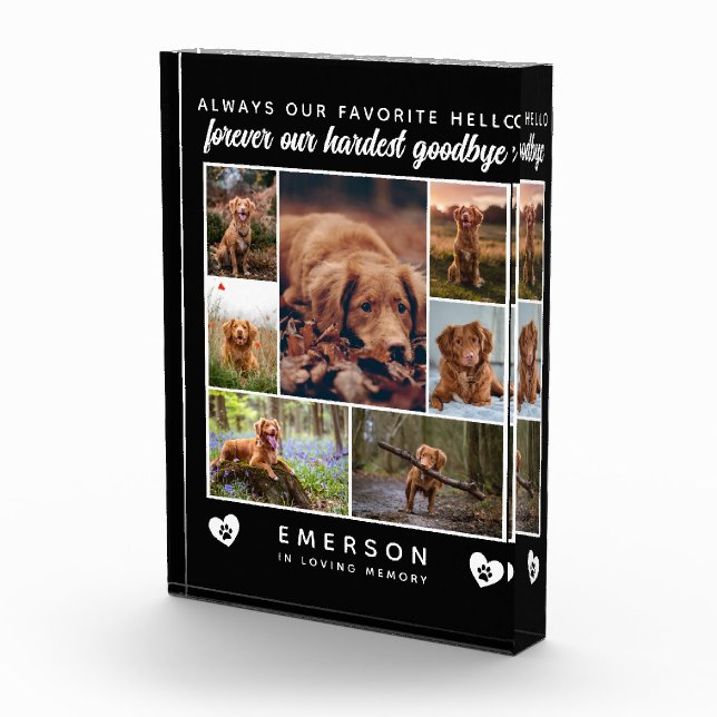 Collage de bloqueo de fotos de perros conmemorativ (Derecha)