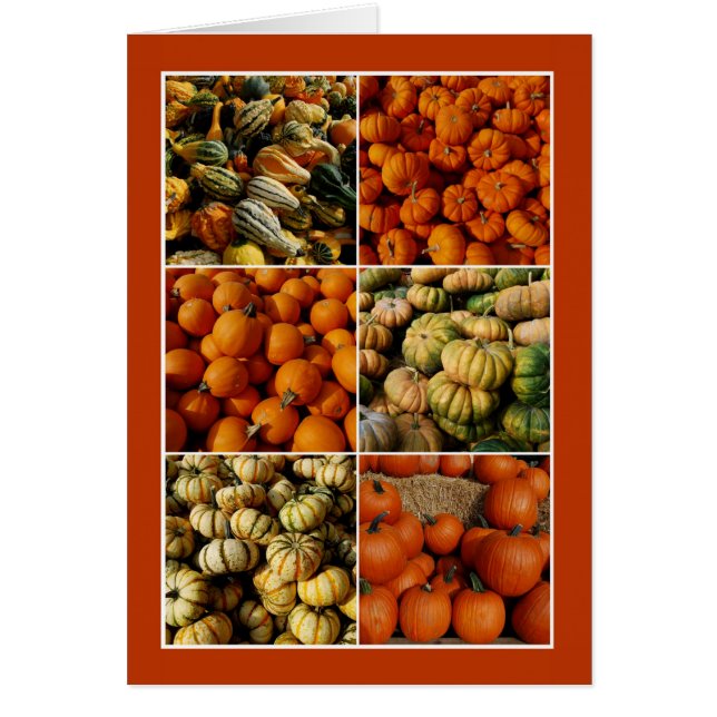 Collage de calabaza, interior amarillo (Frente)