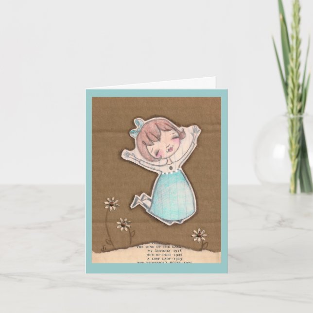 Collage de cartón Leap - Tarjeta (Anverso)