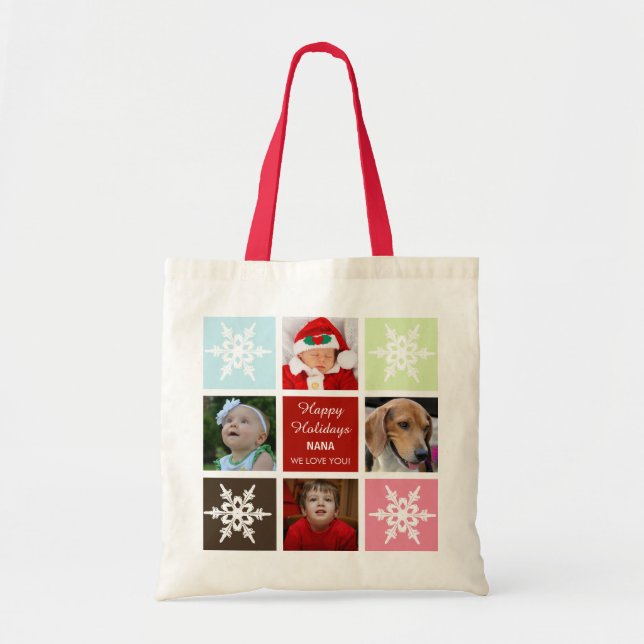 collage de cuatro fotos Bolsa de fotos de Mod (Frente)