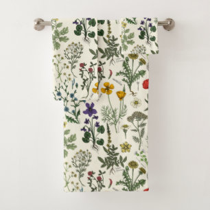 Collage de flores silvestres