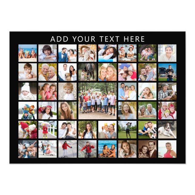 Collage de fotos 45 Fotos Personalizado personaliz (Frente)