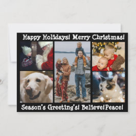 Collage de fotos 5 Feliz Navidad Felices Fiestas