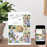 Collage de fotos 6 Imágenes Feliz tarjeta del día<br><div class="desc">Crea tu propia tarjeta del Día de la Madre con 6 de tus fotos favoritas. La plantilla de la foto está configurada para que usted añada sus fotos, que se mostrarán en un collage de fotos de formato retrato, cuadrado/instagram y paisajístico. También puede añadir el año y su propio mensaje...</div>