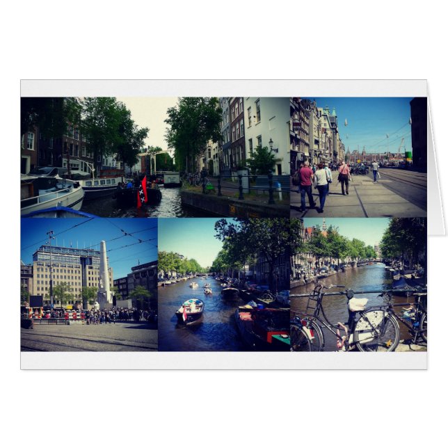 Collage de fotos Amsterdam 1 (Anverso (Horizontal))