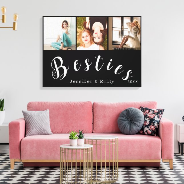Collage de fotos Besties Moderno - Impresión de te (Insitu (Sala de estar))