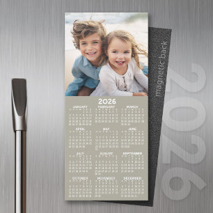 Collage de fotos Calendario 1 - Puede editar texto