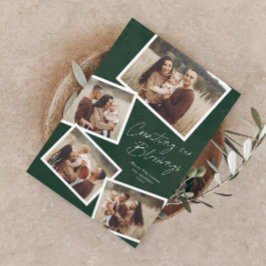 Collage de fotos con guión moderno Navidad religio