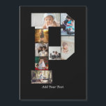 Collage de fotos con letra P en blanco y negro<br><div class="desc">Este collage de fotos con monograma es un diseño personalizado que combina un monograma llamativo (iniciales o letra) con una colección de fotos dispuestas artísticamente dentro o alrededor del mismo. Es una forma elegante de mostrar recuerdos y añadir un toque único y sofisticado a la decoración o a los regalos....</div>