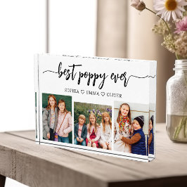 Collage de fotos de abuelos y nietos