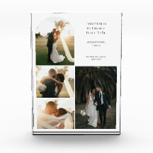 Collage de fotos de aniversario de bodas de pareja