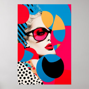 Collage de fotos de arte pop