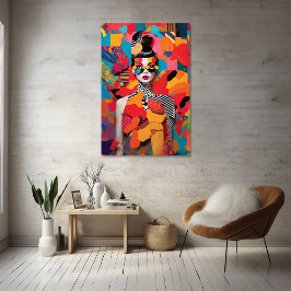 Collage de fotos de arte pop