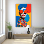 Collage de fotos de arte pop<br><div class="desc">Poster del Collage de fotos de arte pop "La vida es como una pintura - cuanto más vivos colores añadimos, más brillante se vuelve". ¡Por el amor del arte pop y del color!</div>