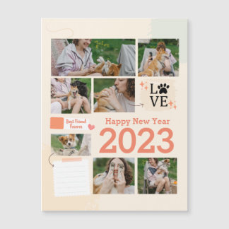 Collage de fotos de calendario