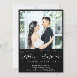 collage de fotos de cartas de invitación de boda m