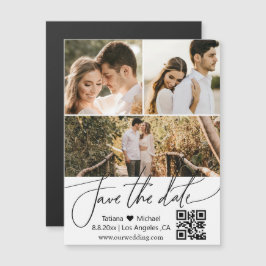 collage de fotos de código qr 3 guardar el imán de