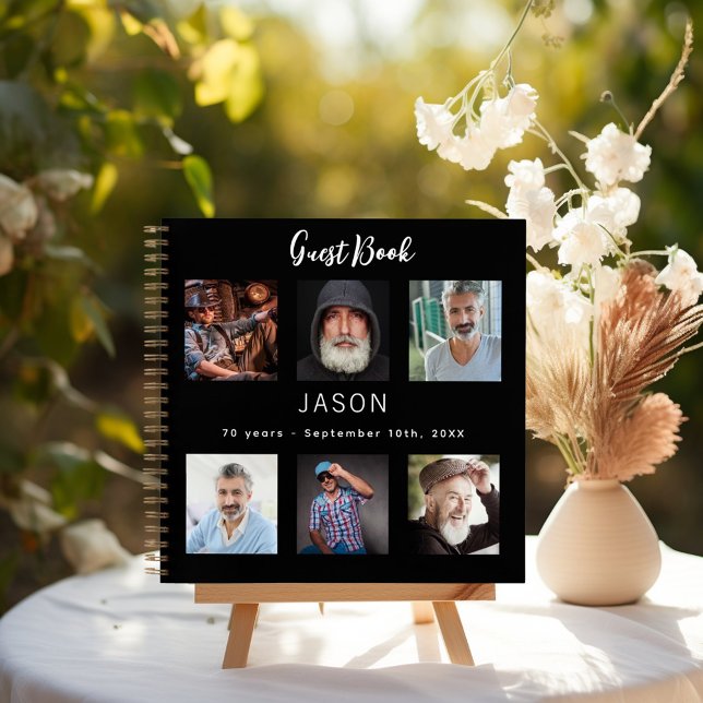 Collage de fotos de cumpleaños del libro invitado  (Subido por el creador)