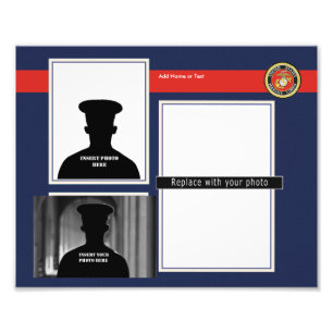 Collage de fotos de encargo del USMC