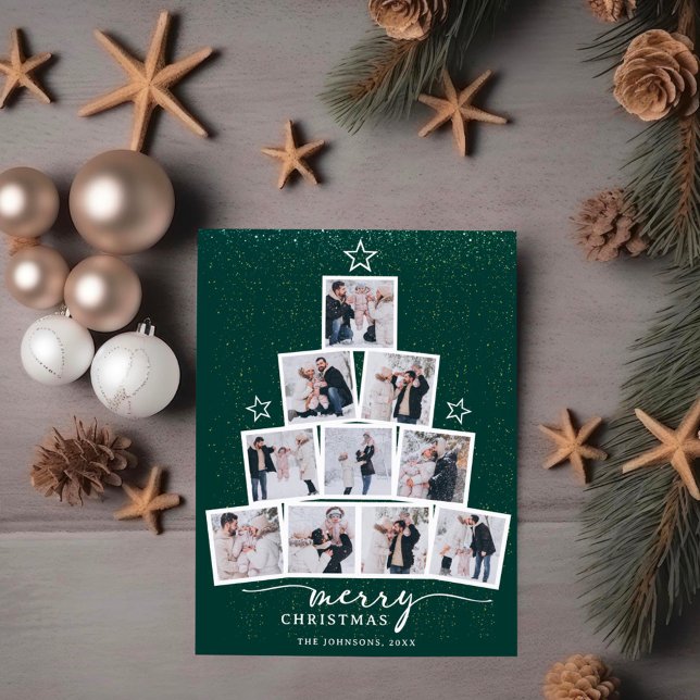 Collage de fotos de familia de árboles de Navidad (Subido por el creador)