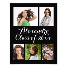 Collage de fotos de graduación de personalizado