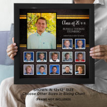 Collage de fotos de Graduación de Secundaria K-12