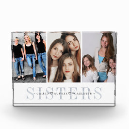 Collage de fotos de hermanas personalizadas