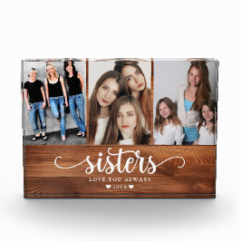 Collage de fotos de hermanas personalizadas