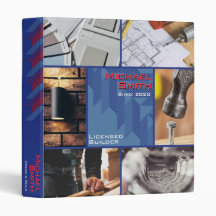 Collage de fotos de marketing empresarial azul