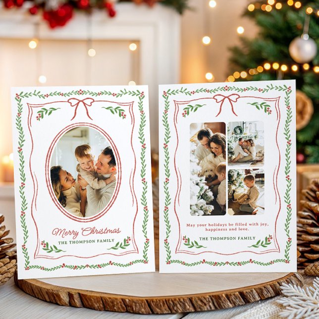 Collage de fotos de Navidad dibujadas a mano (Subido por el creador)