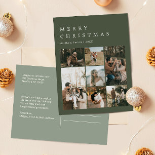 Collage de Fotos de Navidad Minimalista y Elegante