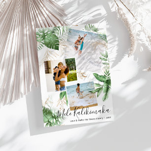 Collage de fotos de Navidad Tropical Mele Kalikima