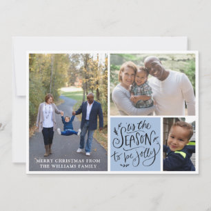 Collage de fotos de Navidades familiares