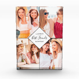 Collage de fotos de nombres Besties de los mejores