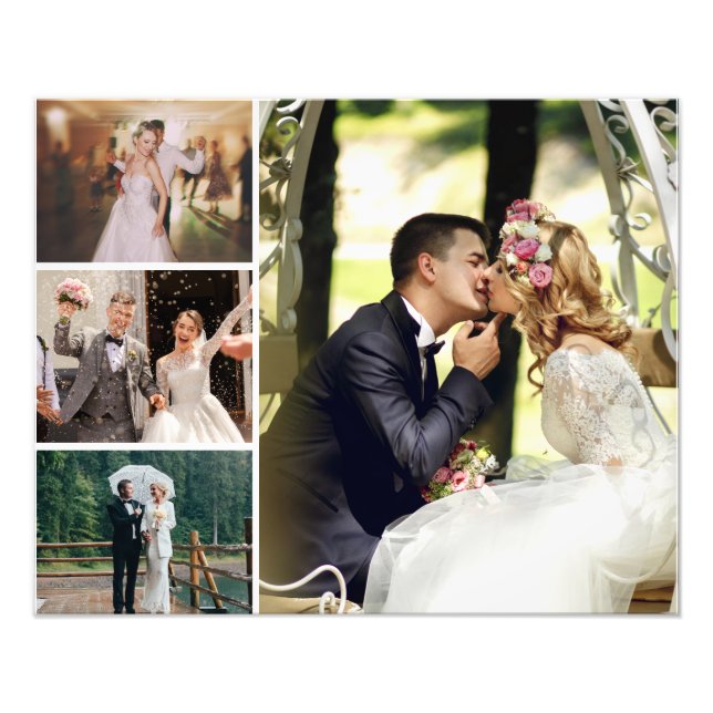 Collage de fotos de personalización de 4 Personali (Frente)