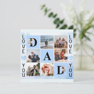 Collage de fotos de Personalizado de Amo Tú Papá -