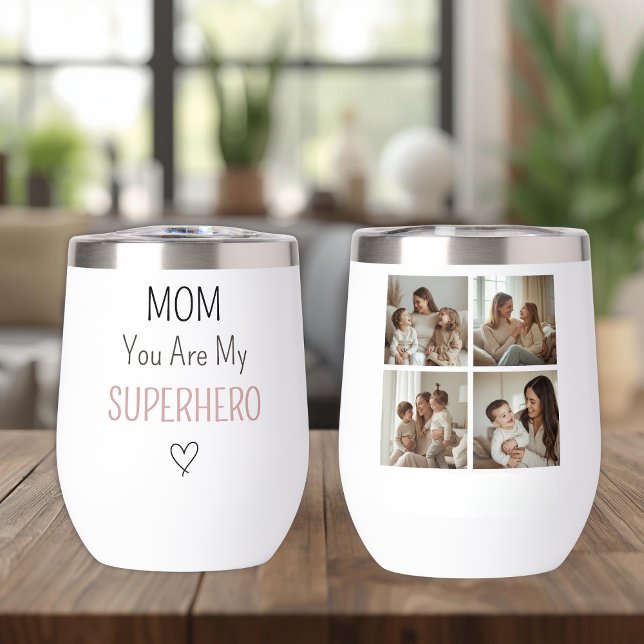Collage de Fotos de Superheroína Mamá Personalizad (Subido por el creador)